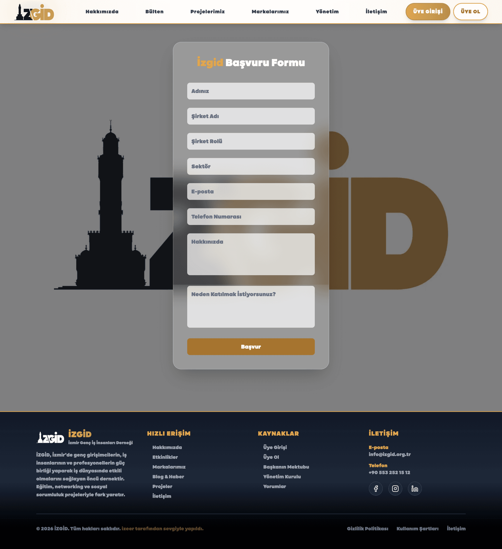 İZGİD — İzmir Genç İş İnsanları Derneği Screenshot 16