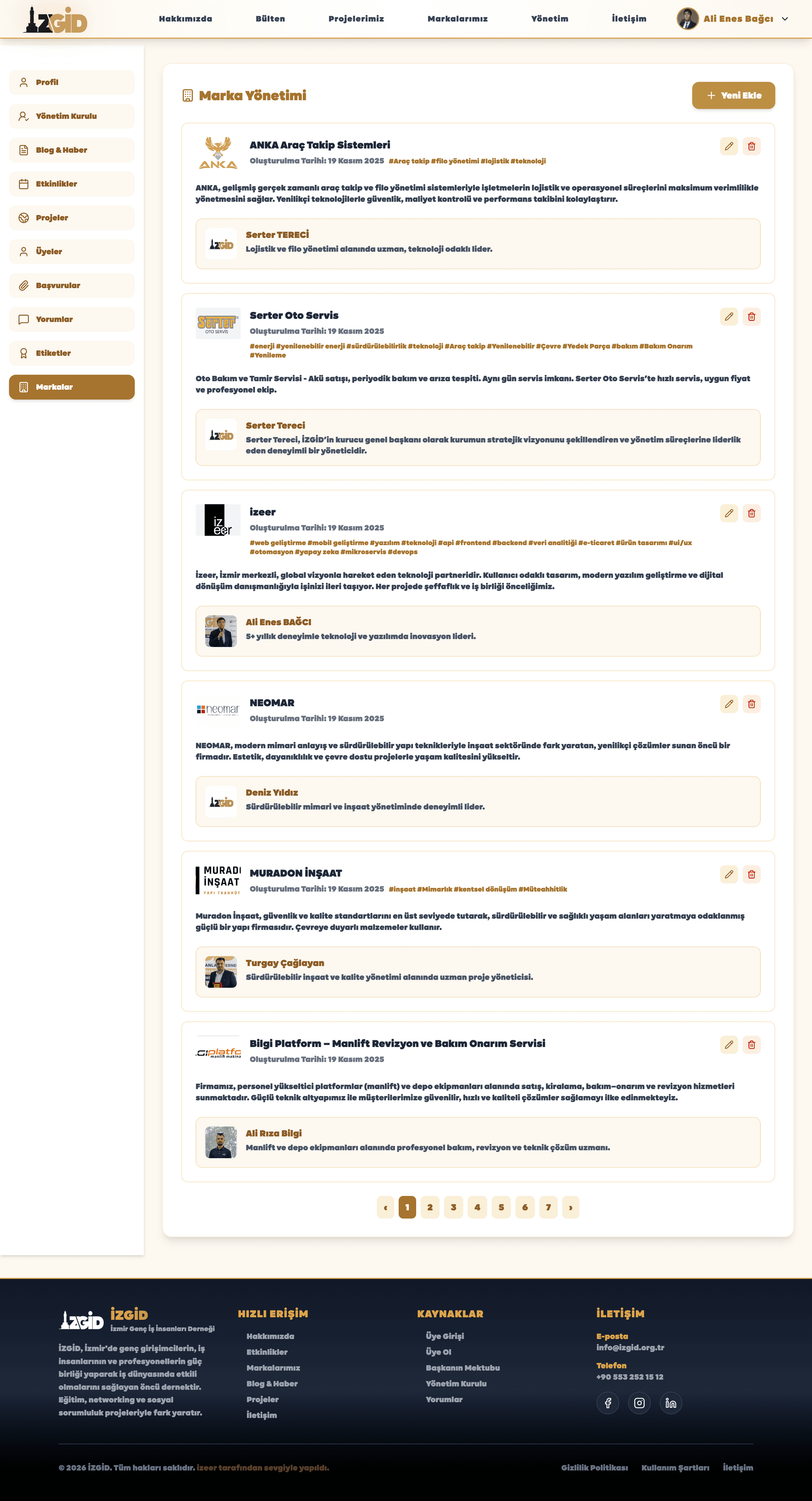 İZGİD — İzmir Genç İş İnsanları Derneği Screenshot 20